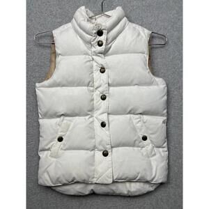 GAP Girls Puffer Vest Jacket Size S Minimalist Simple Classic Casual Winter